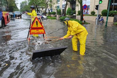 Hà Nội triển khai đồng bộ các giải pháp chống úng ngập