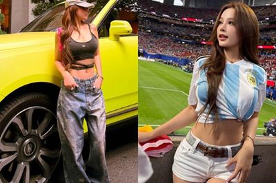 Sang Mỹ xem World Cup, 'phú bà Vbiz' Huyền Baby khoe dáng gợi cảm 'hết cỡ'