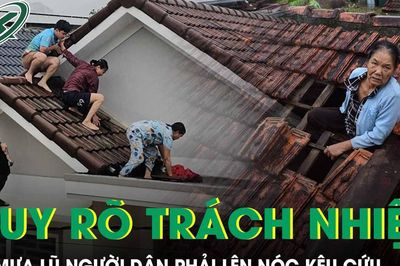 Xem xét, truy rõ trách nhiệm nếu mưa lũ mà người dân phải lên nóc nhà kêu cứu