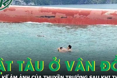 Lời kể ám ảnh của thuyền trưởng thoát chết vụ lật tàu chở cát ở Vân Đồn