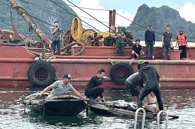 Đã tìm thấy nạn nhân cuối cùng vụ lật tàu trên vùng biển Bản Sen