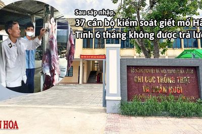 Sau sáp nhập, 37 cán bộ kiểm soát giết mổ Hà Tĩnh 6 tháng không lương