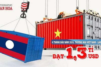 Thương mại Việt Nam - Lào đạt 1,3 tỉ USD trong 6 tháng đầu năm 2026