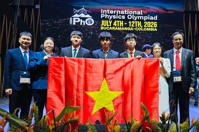Việt Nam đạt thành tích cao nhất từ trước đến nay tại Olympic Vật lí quốc tế 2026
