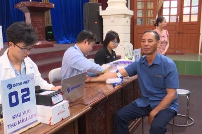 [Video] Quy trình lấy mẫu ADN tìm danh tính liệt sĩ