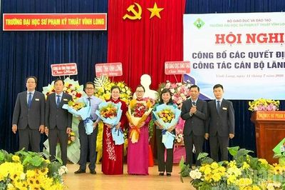 Kiện toàn đội ngũ lãnh đạo Trường đại học Sư phạm kỹ thuật Vĩnh Long