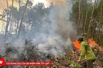 Khống chế vụ cháy thực bì rộng khoảng 4 ha tại xã Phú Lộc
