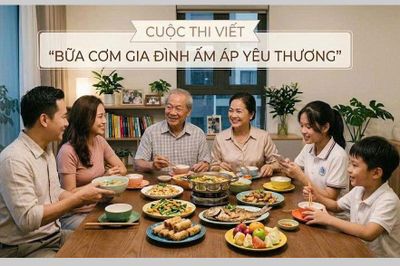 Tác giả Đồng Nai đoạt giải khuyến khích Cuộc thi viết Bữa cơm gia đình ấm áp yêu thương