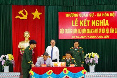 Các đơn vị quân đội tăng cường kết nghĩa với địa phương, nhà trường