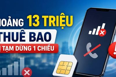Khoảng 13 triệu thuê bao bị tạm dừng một chiều: Người dùng cần làm gì?