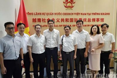 Đoàn đại biểu tỉnh Lạng Sơn thăm và làm việc tại thành phố Trùng Khánh (Trung Quốc)