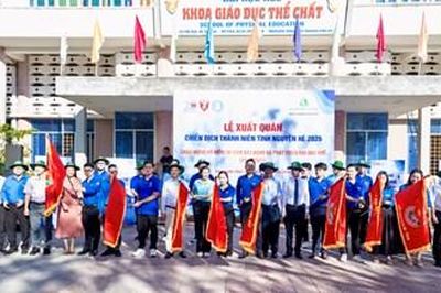 Hơn 1.200 lượt đoàn viên, sinh viên tham gia chiến dịch Thanh niên tình nguyện hè
