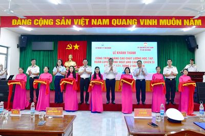 TP.HCM trao công trình nâng cao chất lượng huấn luyện cho Lữ đoàn 171 Hải quân