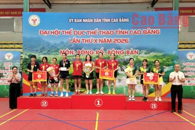 Bế mạc Giải bóng rổ 3x3 và bóng bàn tại Đại hội TDTT tỉnh lần thứ X