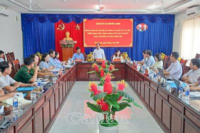 Giám sát việc thực hiện Nghị quyết 57 tại xã Phước Long