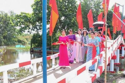 Thêm nhịp cầu nối bờ vui tại Khánh Lâm