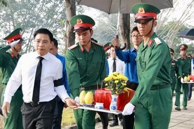 Đồng Nai: Trang trọng tổ chức Lễ truy điệu, an táng 63 hài cốt liệt sĩ
