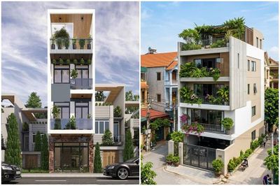 Những mẫu nhà ống 3 tầng 1 tum phổ biến hiện nay