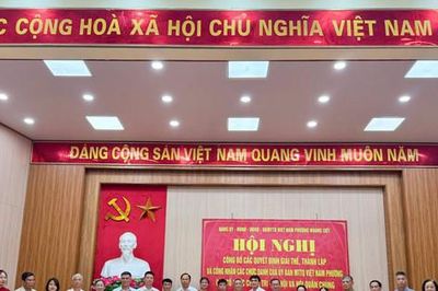 Phường Hoàng Liệt hoàn thành kiện toàn tổ chức đoàn thể chính trị - xã hội