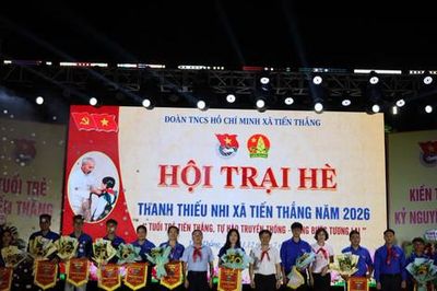 Khai mạc hội trại hè thanh thiếu nhi xã Tiến Thắng năm 2026