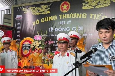 Đón hài cốt liệt sĩ Lê Đồng Cội về với đất mẹ