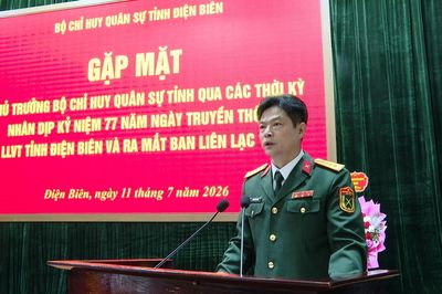 Gặp mặt kỷ niệm 77 năm ngày truyền thống lực lượng vũ trang tỉnh