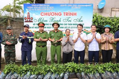 Liên Sơn trao 2.000 cây quế tặng thân nhân liệt sĩ, lan tỏa nghĩa cử 'Uống nước nhớ nguồn'