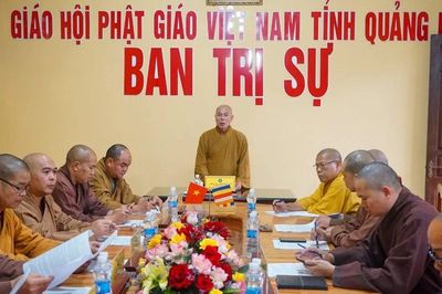 Quảng Ngãi: Ban Trị sự GHPGVN tỉnh họp triển khai công tác Phật sự tháng 7
