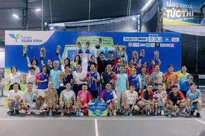 Phường Xuân Đỉnh: Hơn 100 vận động viên tranh tài tại giải Pickleball kỷ niệm 1 năm thành lập