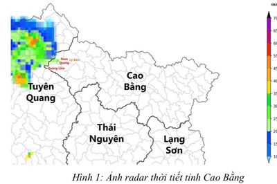 Cảnh báo dông, lốc, sét, mưa đá và mưa lớn cục bộ