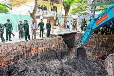Đã tìm thấy 49 hài cốt liệt sĩ cùng nhiều di vật tại công viên Lê Thị Riêng