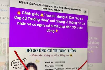 Công an cảnh báo trend tạo ảnh AI 'ứng cử trưởng thôn'