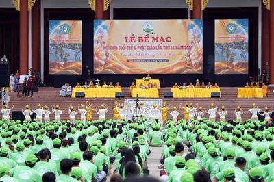 Hơn 3.500 thanh thiếu niên tham gia Hội trại Tuổi trẻ & Phật giáo lần thứ XVI