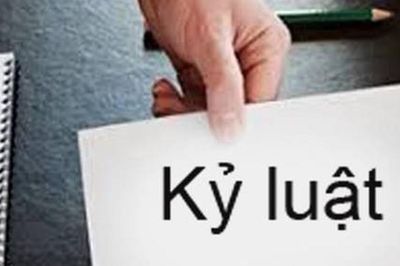 Hình thức kỷ luật người đứng đầu để xảy ra hành vi gây lãng phí ở đơn vị được giao quản lý