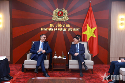 Việt Nam và Pháp thúc đẩy hợp tác an ninh, thực thi pháp luật