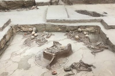 Hình ảnh cảm động trong di chỉ được mệnh danh 'Pompeii phương Đông'