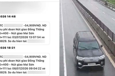 Chủ xe Lexus liên tục bị trừ tiền tài khoản ETC vì bị Land Cruiser gắn biển giả
