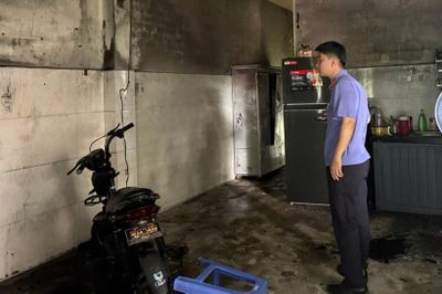 Kiểm sát khám nghiệm hiện trường vụ cháy nhà dân
