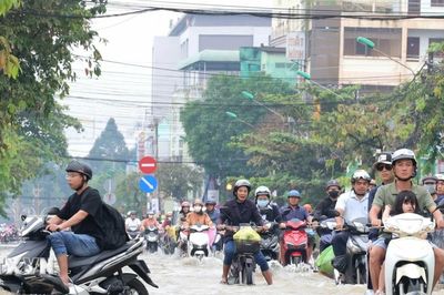 Triều cường tại nhiều khu vực ven biển có xu hướng tăng