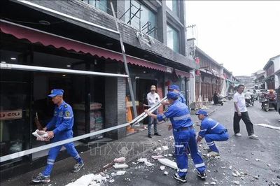 Trung Quốc kích hoạt mức cảnh báo cao nhất ứng phó bão Bavi