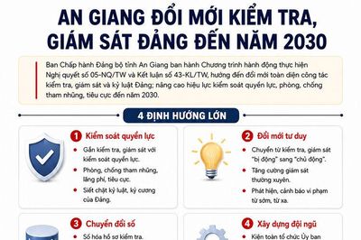 (Infographich) An Giang đổi mới kiểm tra, giám sát Đảng đến năm 2030