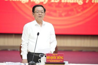 Phó Thủ tướng Hồ Quốc Dũng: An Giang phấn đấu tăng trưởng GRDP từ 10,71% trở lên