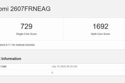 Redmi 17C 5G lộ diện trên Geekbench: Phân tích sức mạnh chip Dimensity 6300