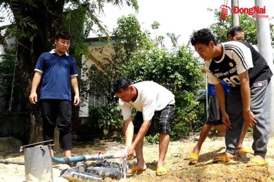 [Video] Giếng nước 'giải khát' cho ấp 4 Tà Lài
