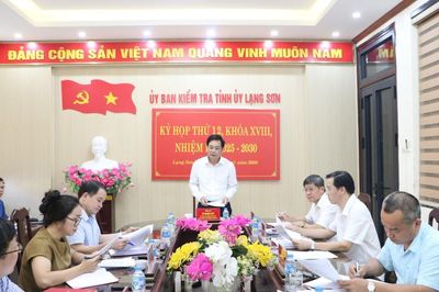 Ủy ban Kiểm tra Tỉnh ủy tổ chức kỳ họp thứ 12