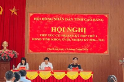 Cao Bằng: Cử tri kiến nghị khắc phục tình trạng sạt lở trên tuyến đường tại thôn Bản Cắn