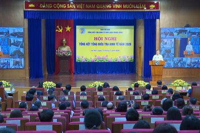 Sẽ công bố kết quả tổng điều tra kinh tế quý III/2027