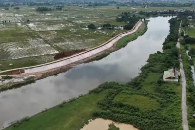 Nâng cấp đường đê Tả Bùi, đảm bảo ATGT và ngăn lũ