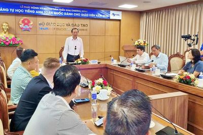 Bộ Giáo dục và đào tạo phát động Tháng tự học tiếng Anh dành cho giáo viên