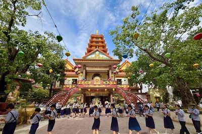 Đà Nẵng: Gieo hạt chính niệm và nghĩa tình cho tuổi trẻ GĐPT Thuận An tại chùa Tam Bảo